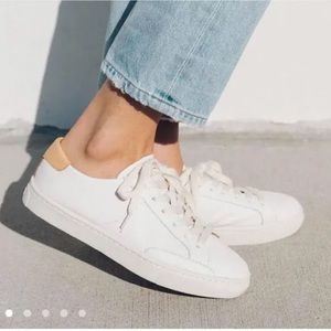 SOLUDOS IBIZA WHITE LEATHER SNEAKERS
